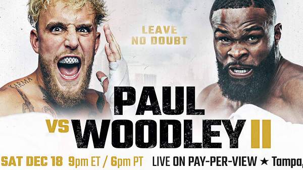 Jake Paul vs Tyrone Woodley 2