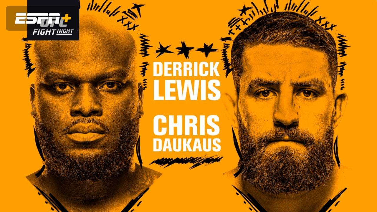 UFC Fight Night On ESPN Derek Lewis vs Chris Daukaus - Combat Sports