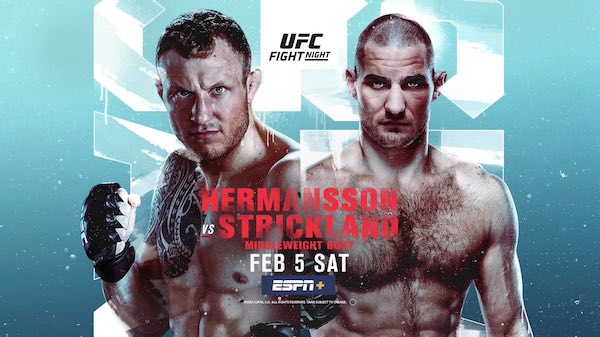 Watch Jack Hermansson vs Sean Strickland - Boxing, MMA & Kickboxing

